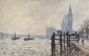 Claude Monet The Thames Below Westminster painting